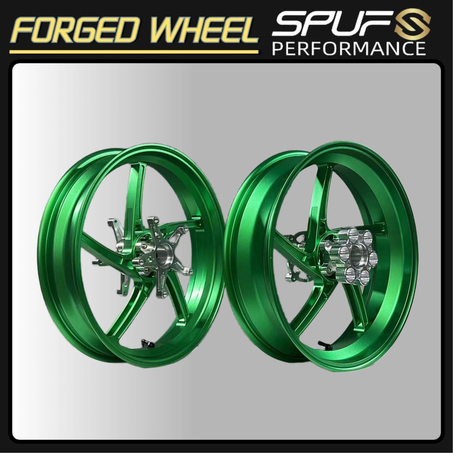 2016-2020 Kawasaki ZX10 Lightweight Forged Aluminum Racing Wheels – High Performance Front & Rear Rim Set GP5