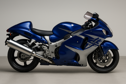 side shot of a 2005 hayabusa